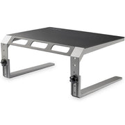 StarTech.com Monitor Riser Stand - Steel and Aluminum - Height Adjustable - For up to 32" (22lb/10kg) Displays