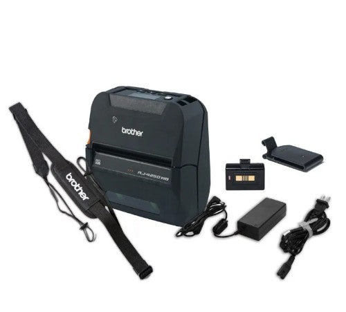 Brother RJ-4250WB +PA-BT-006 + PA-SS-4000 + PA-AD-600A + Receipt Roll