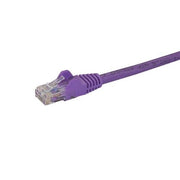 StarTech.com 50cm CAT6 Ethernet Cable - Purple CAT 6 Gigabit Ethernet Wire -250MHz 100W PoE RJ45 UTP Network/Patch Cord Snagless w/Strain Relief Individually Tested