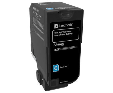 Lexmark 84C6HC0 toner cartridge 1 pc(s) Original Cyan