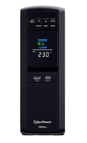 CyberPower CP1600EPFCLCD uninterruptible power supply (UPS) Line-Interactive 1.6 kVA 1000 W 6 AC outlet(s)