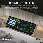 Corsair XENEON EDGE computer monitor 36.8 cm (14.5") 2560 x 720 pixels LCD Touchscreen White