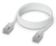 Ubiquiti UACC-Cable-Patch-EL-C6A-1M-W networking cable Translucent, White Cat6a
