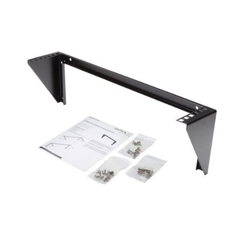 StarTech.com 2U Vertical Wall Mount Patch Panel Bracket - Steel Rack Mount Bracket w/Hardware for 19" Network, Server and Data Equipment - TAA