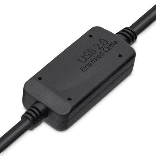 StarTech.com 50ft (15m) Active USB 2.0 A to B Cable, Long USB Printer Cable, 1x USB-A (M), 1x USB-B (M) - Black