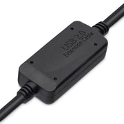 StarTech.com 50ft (15m) Active USB 2.0 A to B Cable, Long USB Printer Cable, 1x USB-A (M), 1x USB-B (M) - Black