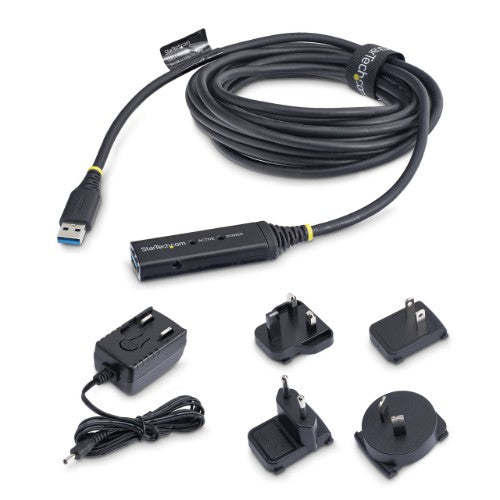 StarTech.com 10m USB 3.0 (5Gbps) Active Extension Cable - M/F - TAA