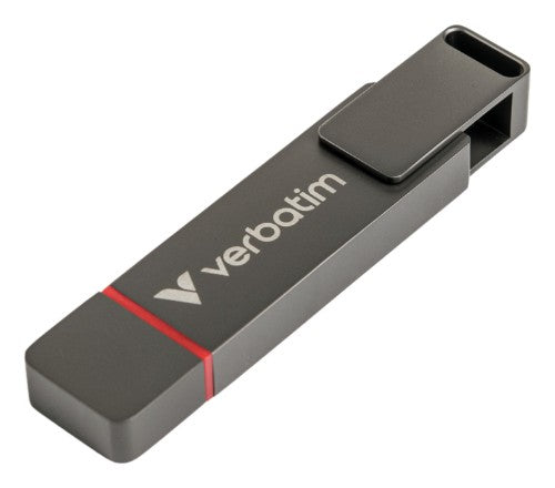 Verbatim Dual QuickStick USB flash drive 256 GB USB Type-A / USB Type-C 3.2 Gen 1 (3.1 Gen 1) Grey