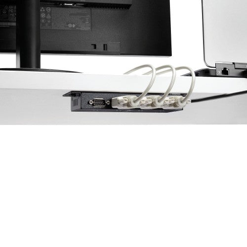 StarTech.com 4 Port USB to DB9 RS232 Serial Adapter Hub – Industrial DIN Rail and Wall Mountable - TAA