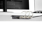 StarTech.com 4 Port USB to DB9 RS232 Serial Adapter Hub – Industrial DIN Rail and Wall Mountable - TAA