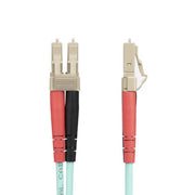 StarTech.com 25m (82ft) LC/UPC to LC/UPC OM4 Multimode Fiber Optic Cable, 50/125µm LOMMF/VCSEL Zipcord Fiber, 100G, Low Insertion Loss - LSZH Fiber Jumper Cord