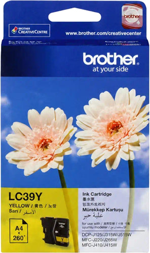 Brother LC-39Y ink cartridge 1 pc(s) Original Standard Yield Yellow