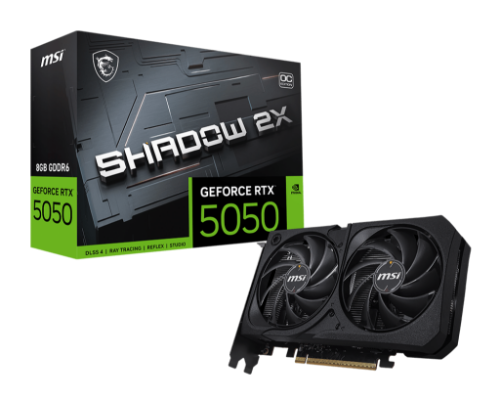 MSI GeForce RTX 5050 8G SHADOW 2X OC NVIDIA 8 GB GDDR6