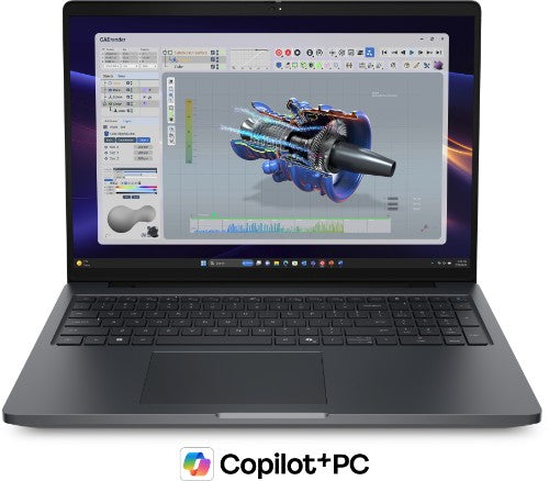 DELL Pro Precision 5 16 PW516261 Copilot+ PC Intel Core Ultra 9 386H Mobile workstation 40.6 cm (16") Full HD+ 32 GB LPDDR5x-SDRAM 1 TB SSD NVIDIA RTX PRO 2000 Blackwell Wi-Fi 7 (802.11be) Windows 11 Pro Black