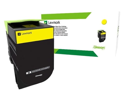 Lexmark 70C8HYE toner cartridge 1 pc(s) Original Yellow