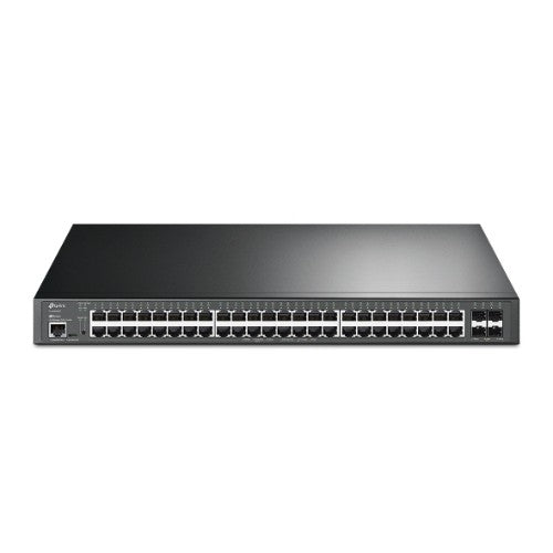 TP-Link Omada 48-Port Gigabit and 4-Port 10GE SFP+ L2+ Managed Switch with 48-Port PoE+