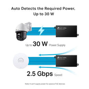 TP-Link Omada 2.5G PoE+ Injector Adapter