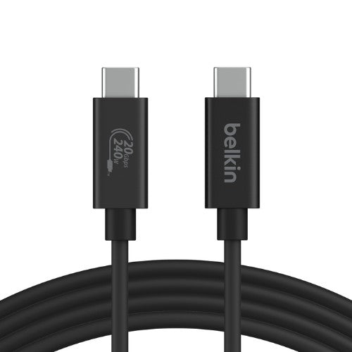 Belkin INZ004BT2MBK USB cable USB4 Gen 2x2 2 m USB C Black