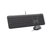 Logitech 920-013351 keyboard Mouse included Home/Office USB QWERTY US English Graphite
