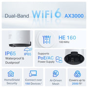 TP-Link AX3000 Outdoor/Indoor Mesh Wi-Fi 6 Unit
