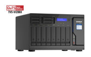 QNAP TVS-h1288X NAS Tower Intel® Xeon® W-1250 16 GB DDR4 0 TB QuTS hero Black