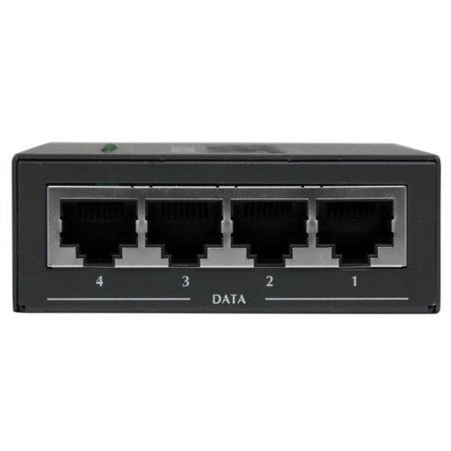 StarTech.com 4-Port Gigabit Midspan - PoE+ Injector - 802.3at/af - TAA