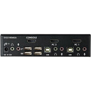 StarTech.com 2 Port USB HDMI KVM Switch with Audio and USB 2.0 Hub - TAA