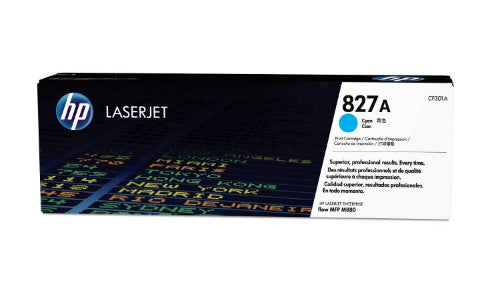 HP 827A Cyan Original LaserJet Toner Cartridge