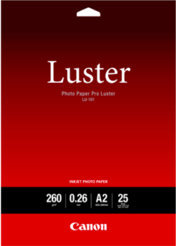 Canon LU-101 Luster Photo Paper Pro A2 - 25 Sheets