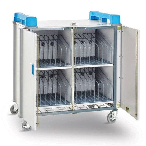LapCabby LAP32V Portable device management cart Blue