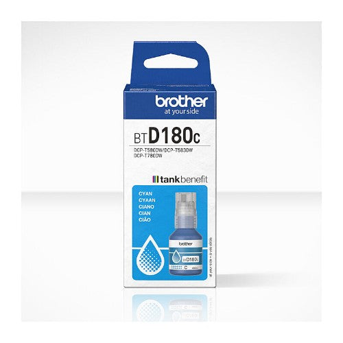 Brother BTD180C Cyan Genuine Ink Bottle