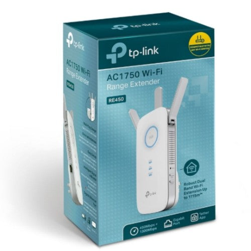 TP-Link AC1750 Wi-Fi Network repeater White 10, 100, 1000 Mbit/s