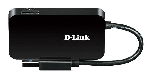 D-Link DUB-1341 interface hub USB 3.2 Gen 1 (3.1 Gen 1) Type-A 5000 Mbit/s Black