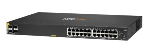 HPE Aruba Networking Networking CX6000 24p 10M/100M/1G Class4 PoE 4p SFP 1G 370W Switch