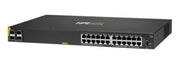 HPE Aruba Networking Networking CX6000 24p 10M/100M/1G Class4 PoE 4p SFP 1G 370W Switch