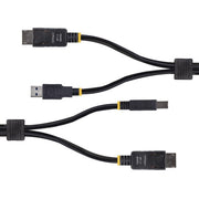 StarTech.com 10ft (3m) DisplayPort and USB 5Gbps KVM Cable, 4K 60Hz, Universally Compatible DP 1.2/USB 3.0 Combo Cable for KVM Switches