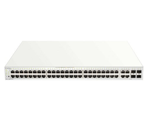 D-Link 52-Port Gigabit PoE+ Nuclias Smart Managed Switch including 4x 1G Combo Ports, 370W
