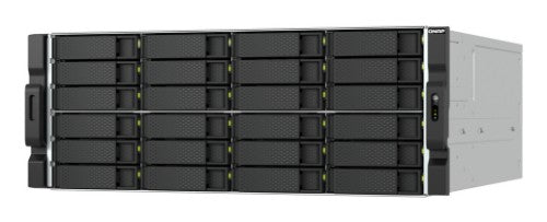 QNAP 24 BAY 4U RACKMOUNT AMD RYZEN 7700 5.3 GHZ 8 CORE 32GB RAM 2 x 2.5 GbE + 2 x 10GbE BA