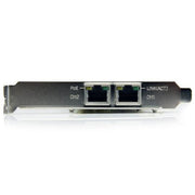 StarTech.com Dual Port PCI Express Gigabit Ethernet PCIe Network Card Adapter - PoE/PSE - TAA