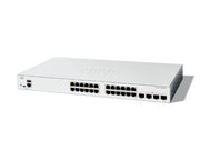 Cisco Catalyst 1300-24T-4G Managed Switch, 24 Port GE, 4x1GE SFP, Limited Lifetime Protection (C1300-24T-4G)
