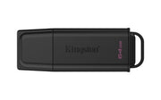Kingston Technology DataTraveler 64GB Portable USB 3.2 Gen 1 Exodia Black