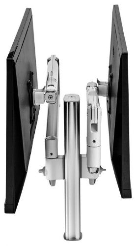 Atdec AWMS-2-D40-C-S monitor mount / stand Silver Desk