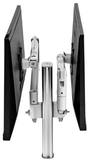 Atdec AWMS-2-D40-C-S monitor mount / stand Silver Desk