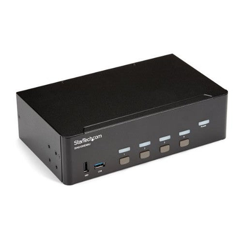 StarTech.com 4 Port HDMI KVM Switch - 4K 30Hz - Dual Display - TAA