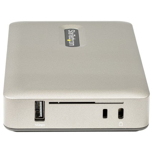 StarTech.com USB C Dock - USB-C to DisplayPort 4K 30Hz or VGA - 65W USB Power Delivery Charging - 4-Port USB 3.1 Gen 1 Hub - Universal USB-C Laptop Docking Station with Ethernet - TAA