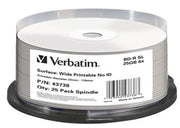 Verbatim BD-R SL 25GB 6x Wide Printable 25 Pack Spindle - No ID Brand