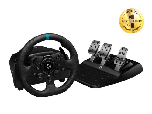 Logitech G G923 Black USB 2.0 Steering wheel + Pedals Analogue / Digital PC, PlayStation 4, PlayStation 5