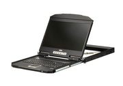 ATEN CL3100NX-ATA-AU rack console 47 cm (18.5") 1366 x 768 pixels Metal, Plastic Black 1U