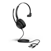 Jabra Evolve2 50 Headset Wired Head-band Office/Call center USB Type-C / USB Type-A Bluetooth Black
