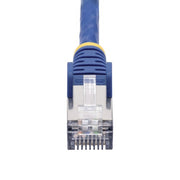 StarTech.com 2m Blue CAT8 Ethernet Cable, Snagless RJ45, 25G/40G, 2000MHz, 100W PoE++, S/FTP, 26AWG Pure Bare Copper Wire, LSZH, Shielded Network Patch Cord w/Strain Reliefs, Individually Tested